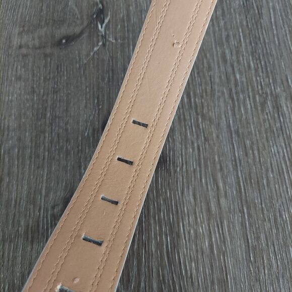 Calvin Klein Gray Synthetic Leather Belt Medium - Picture 5 of 7